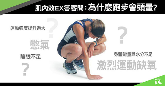 肌內效EX答客問 : 為什麼跑步會頭暈?